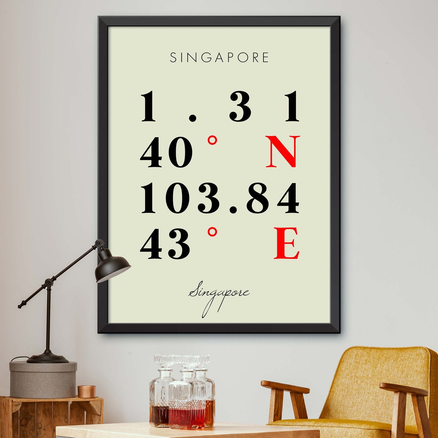 Singapore Coordinate Map