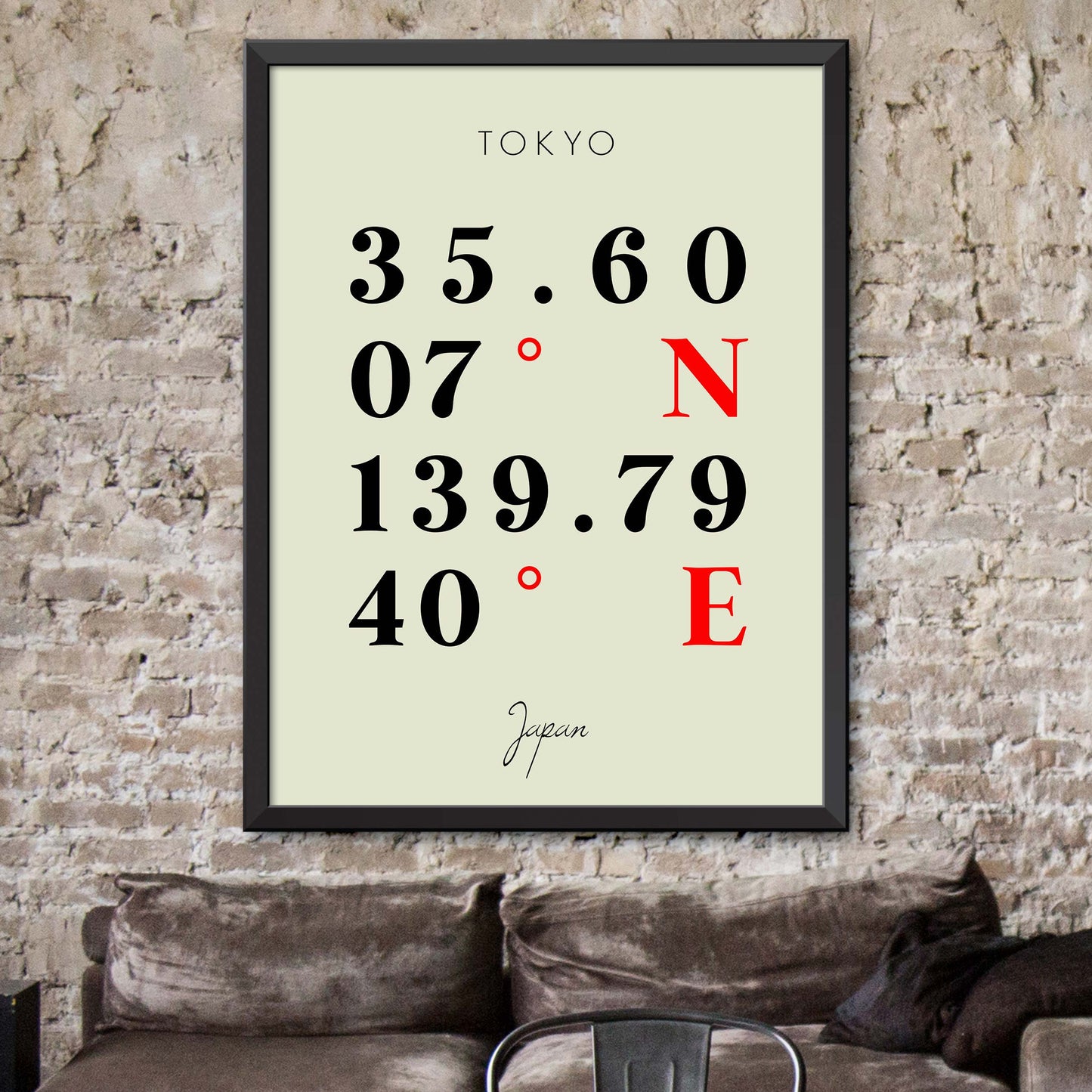 Tokyo Coordinate Map