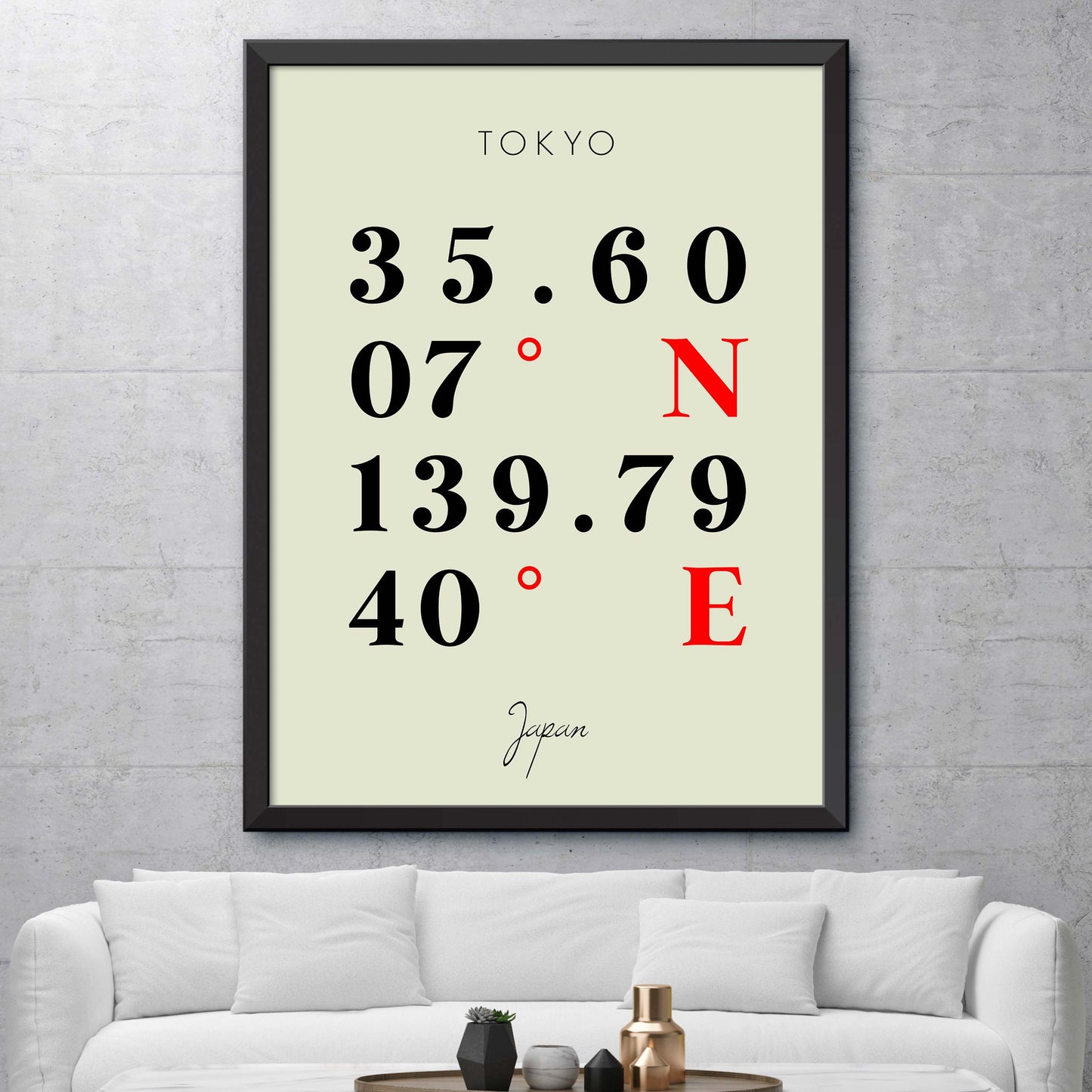 Tokyo Coordinate Map