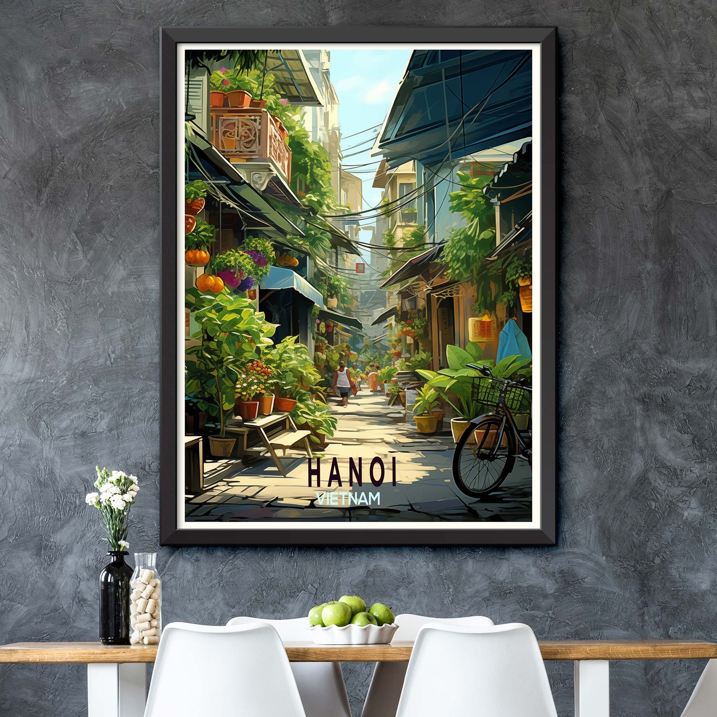 Hanoi, Vietnam Travel Print