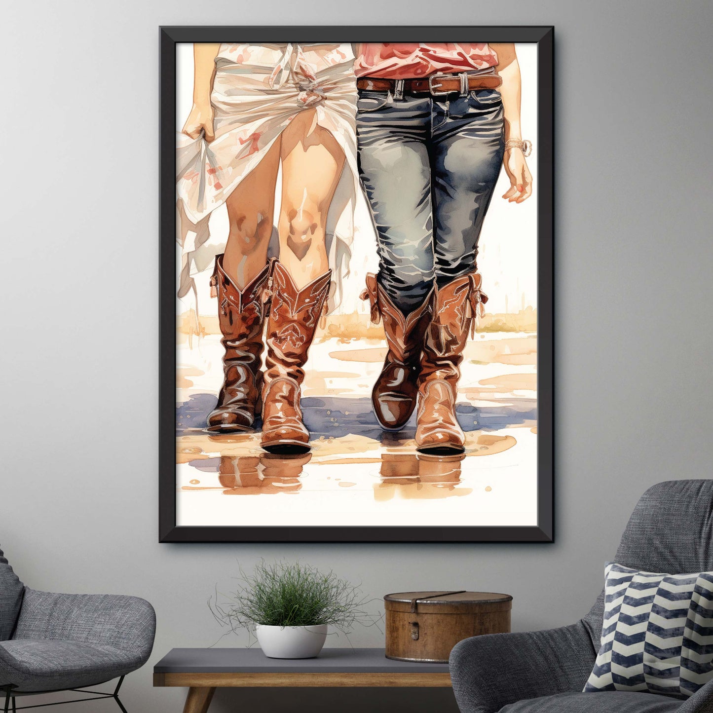 Coastal Cowgirl Poster
