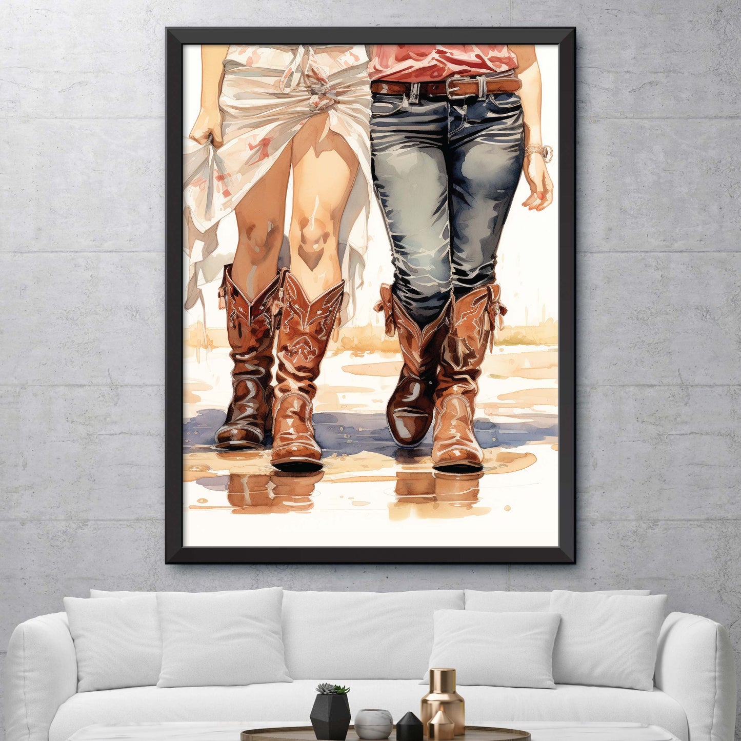 Coastal Cowgirl Poster