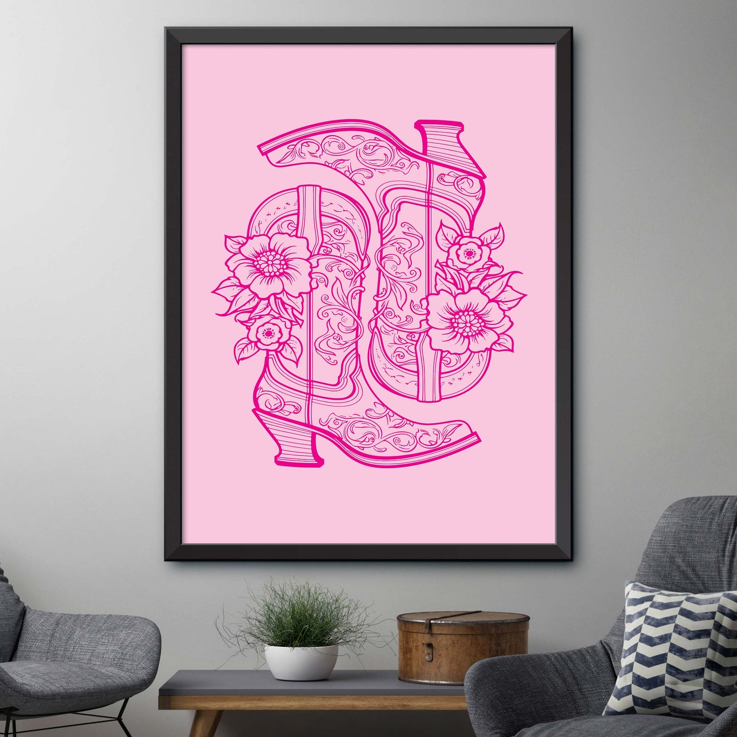 Aesthetic Cowgirl Poster