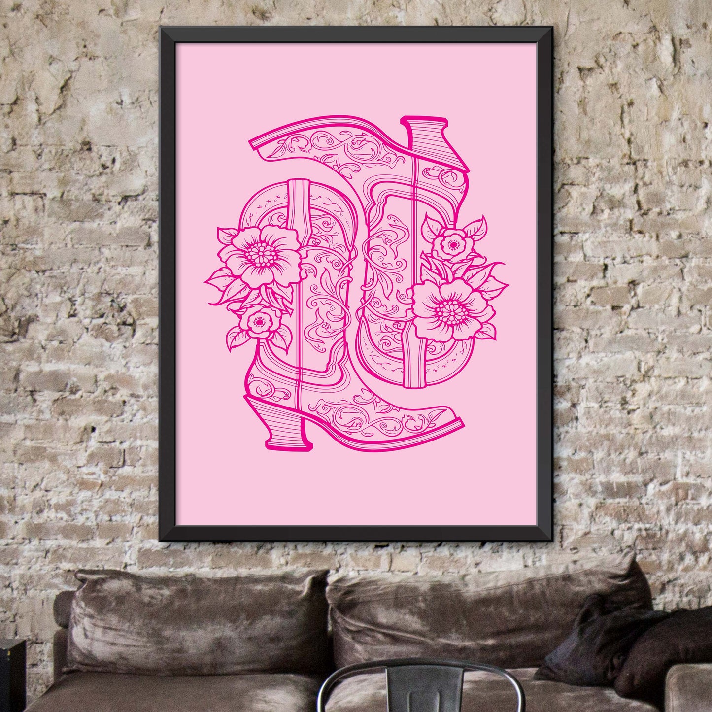 Aesthetic Cowgirl Poster