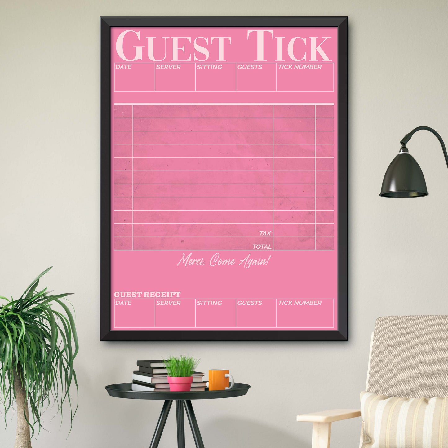 Guest Check Print