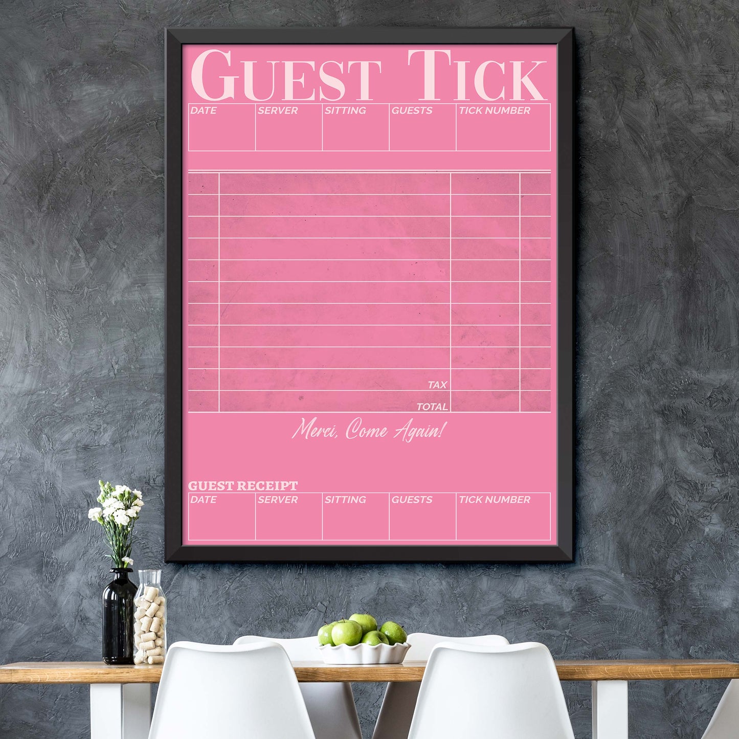 Guest Check Print
