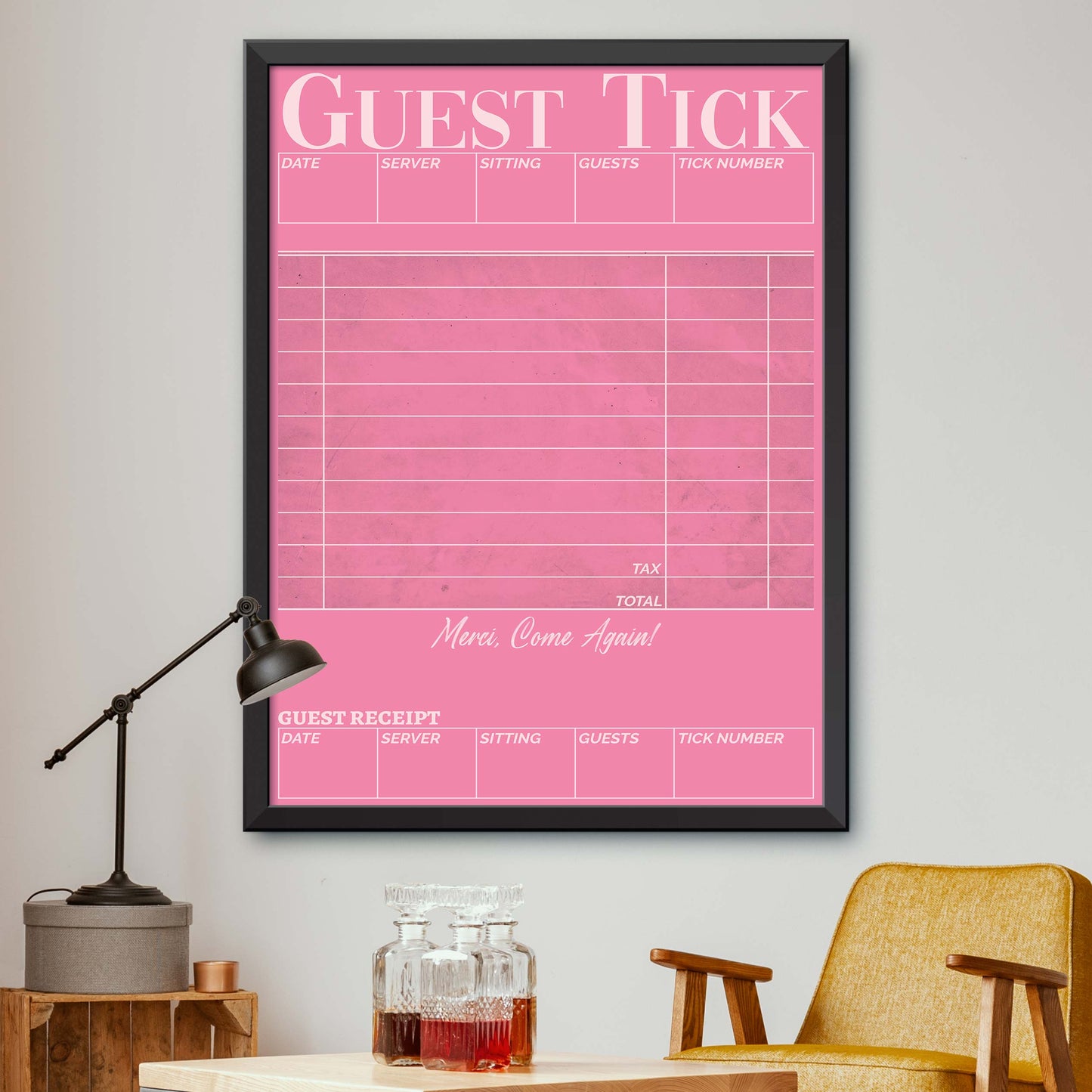 Guest Check Print