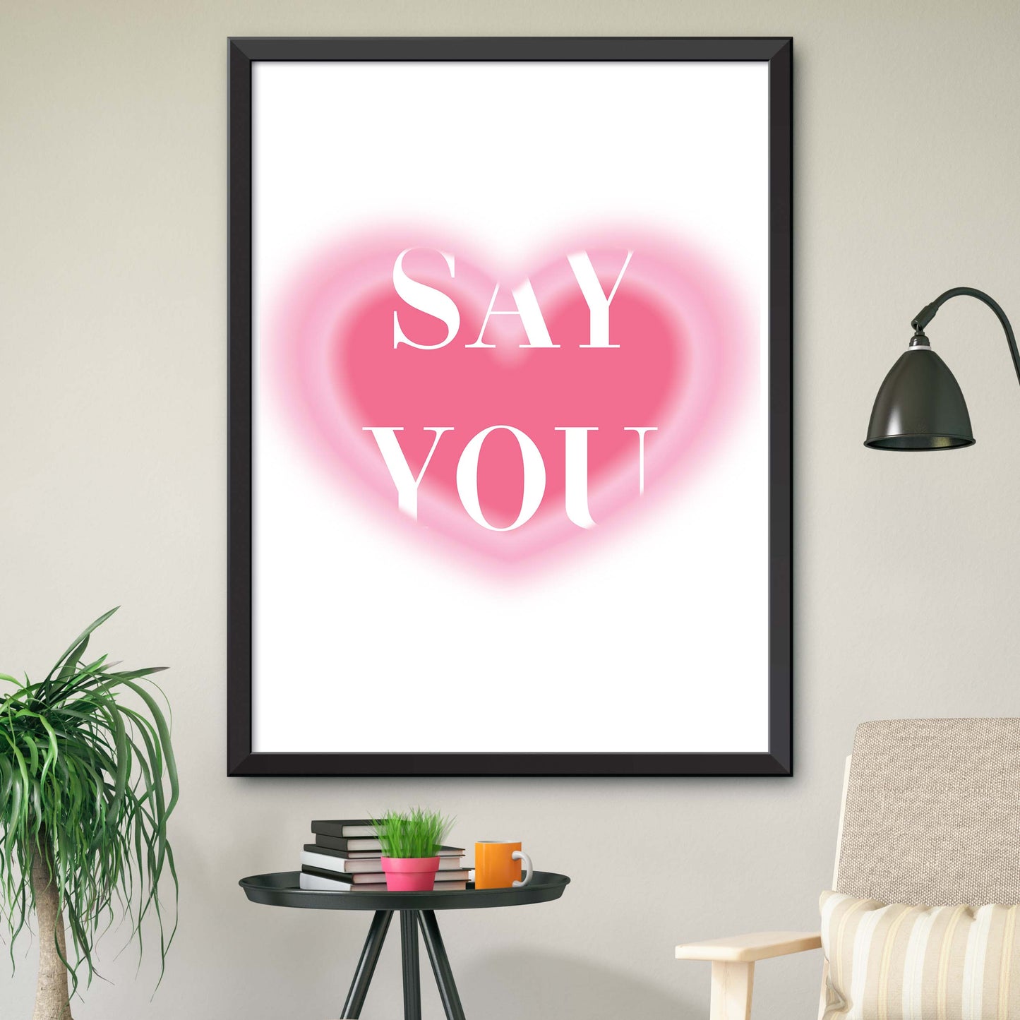 I Love You Print