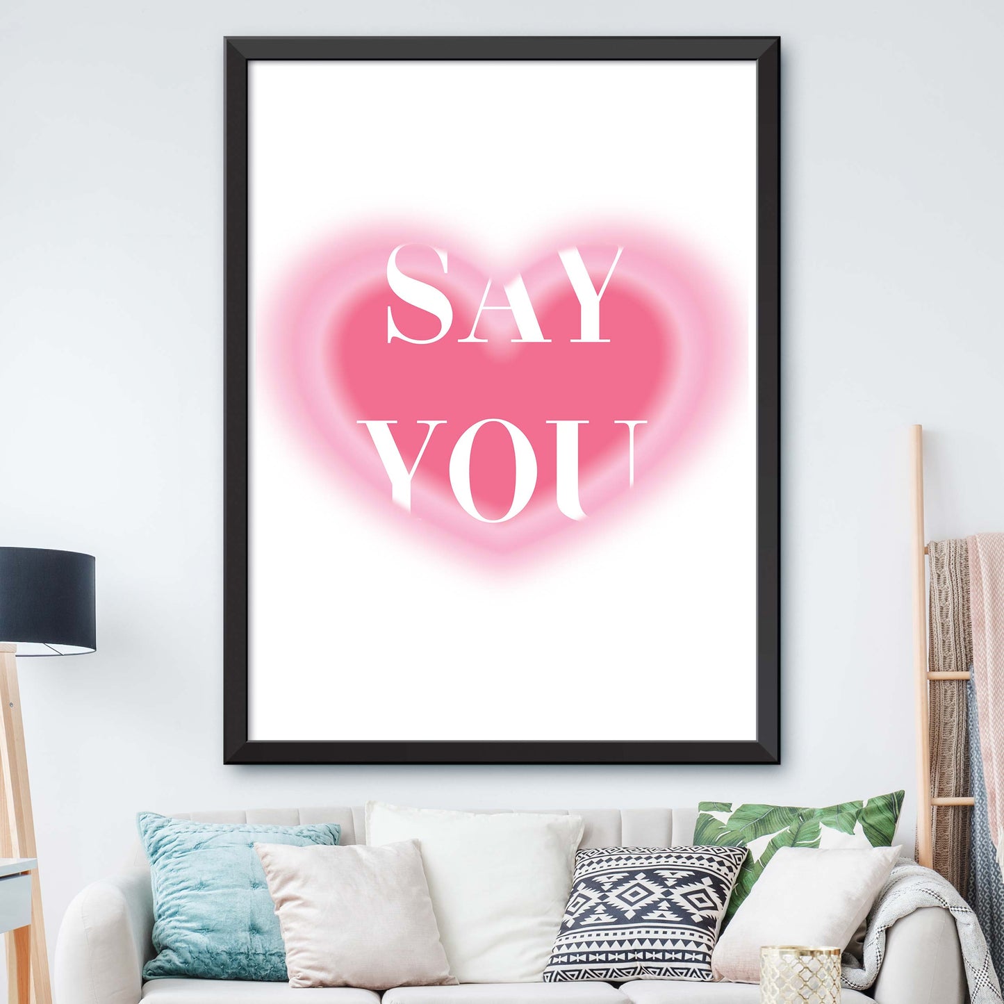I Love You Print
