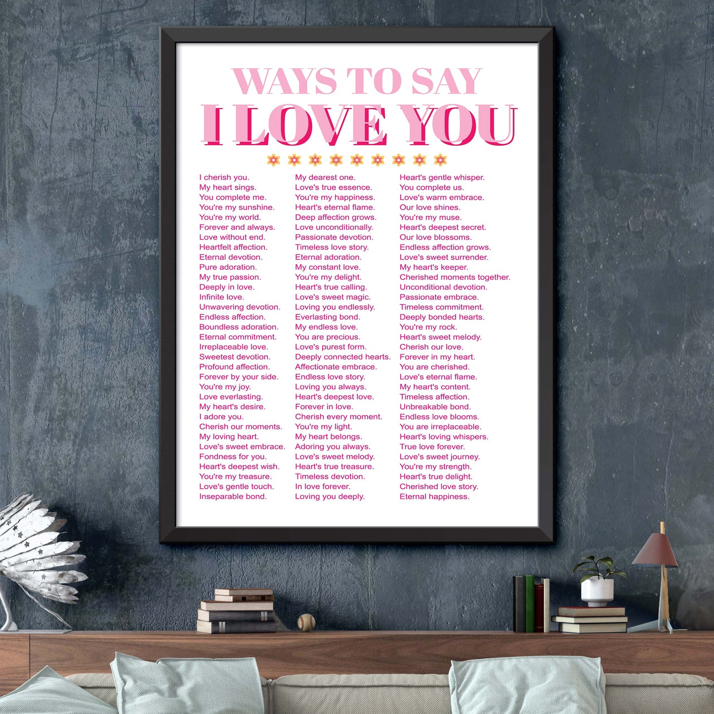 Ways To Say I Love You Poster