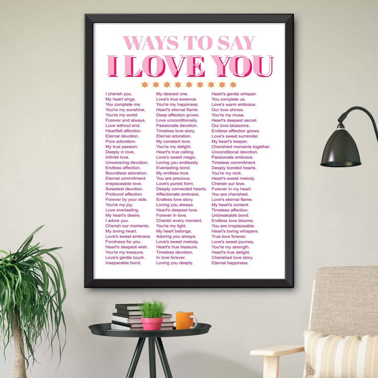 Ways To Say I Love You Poster