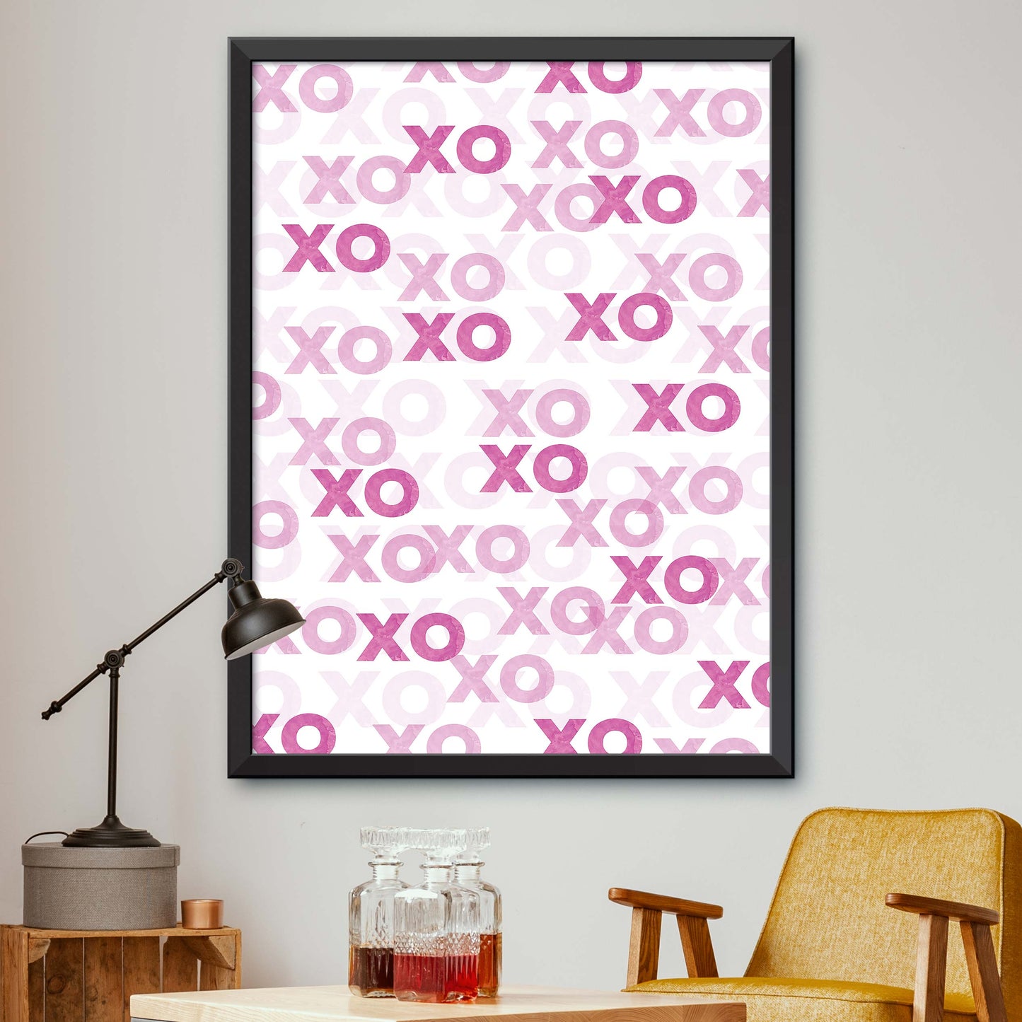 Xoxo Pink Print