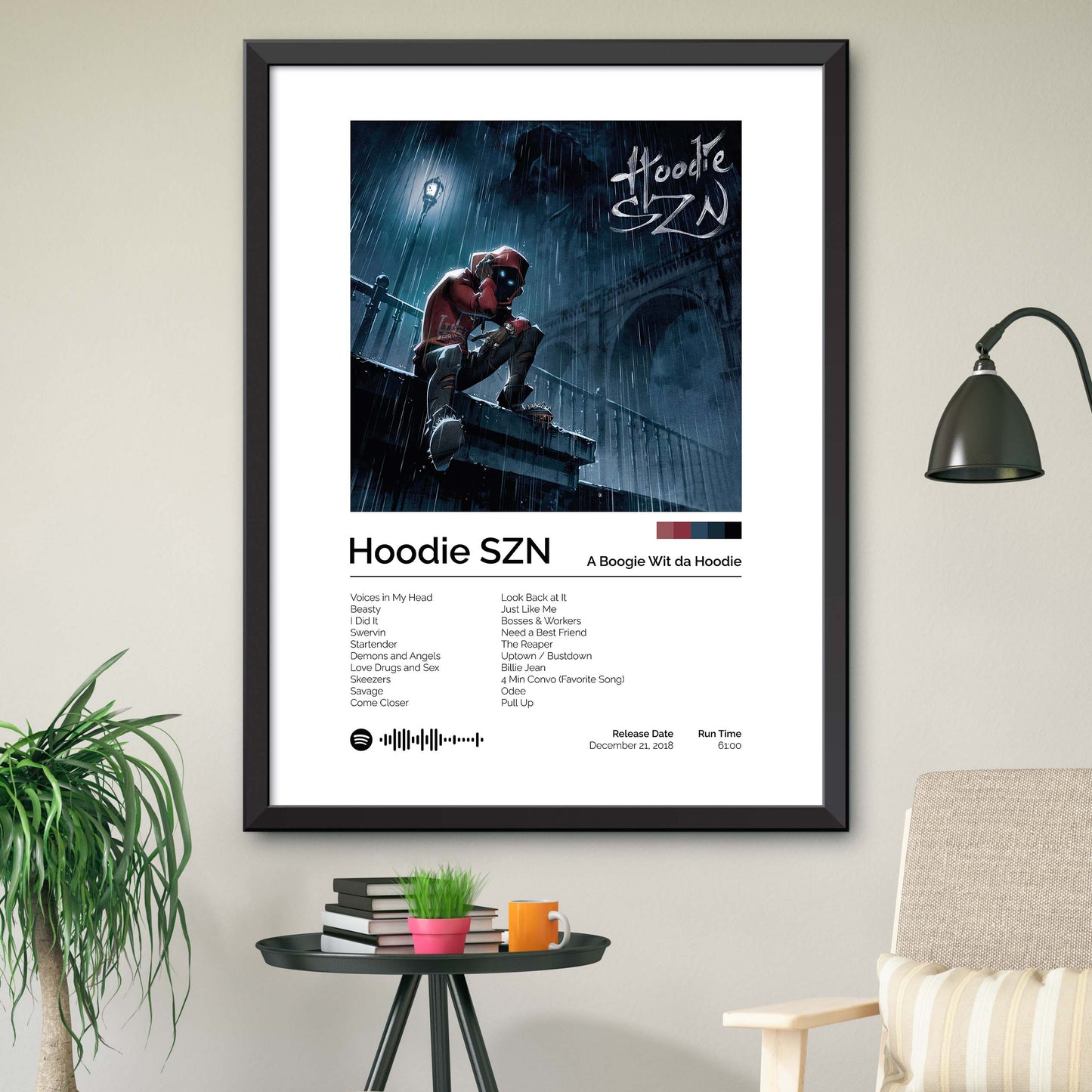 A Boogie wit da Hoodie - Hoodie SZN Album Cover Print