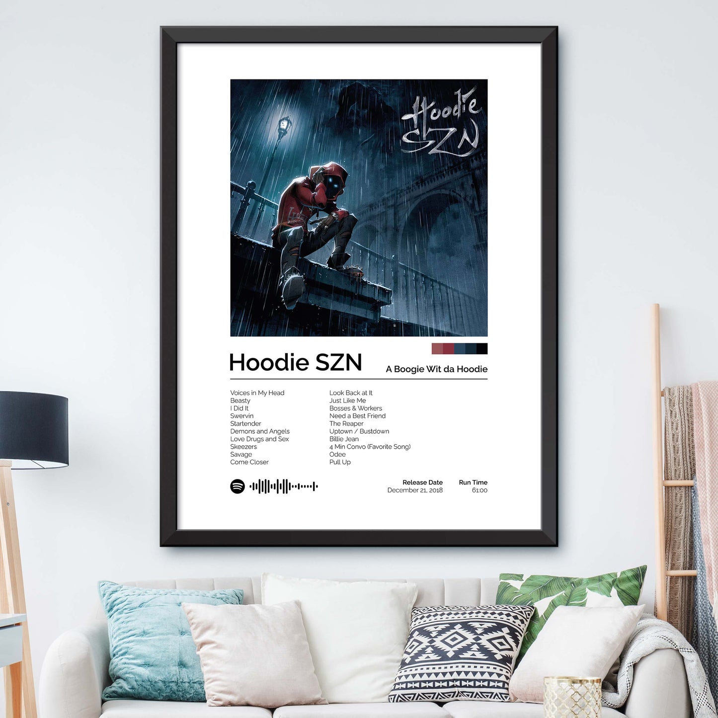 A Boogie wit da Hoodie - Hoodie SZN Album Cover Print