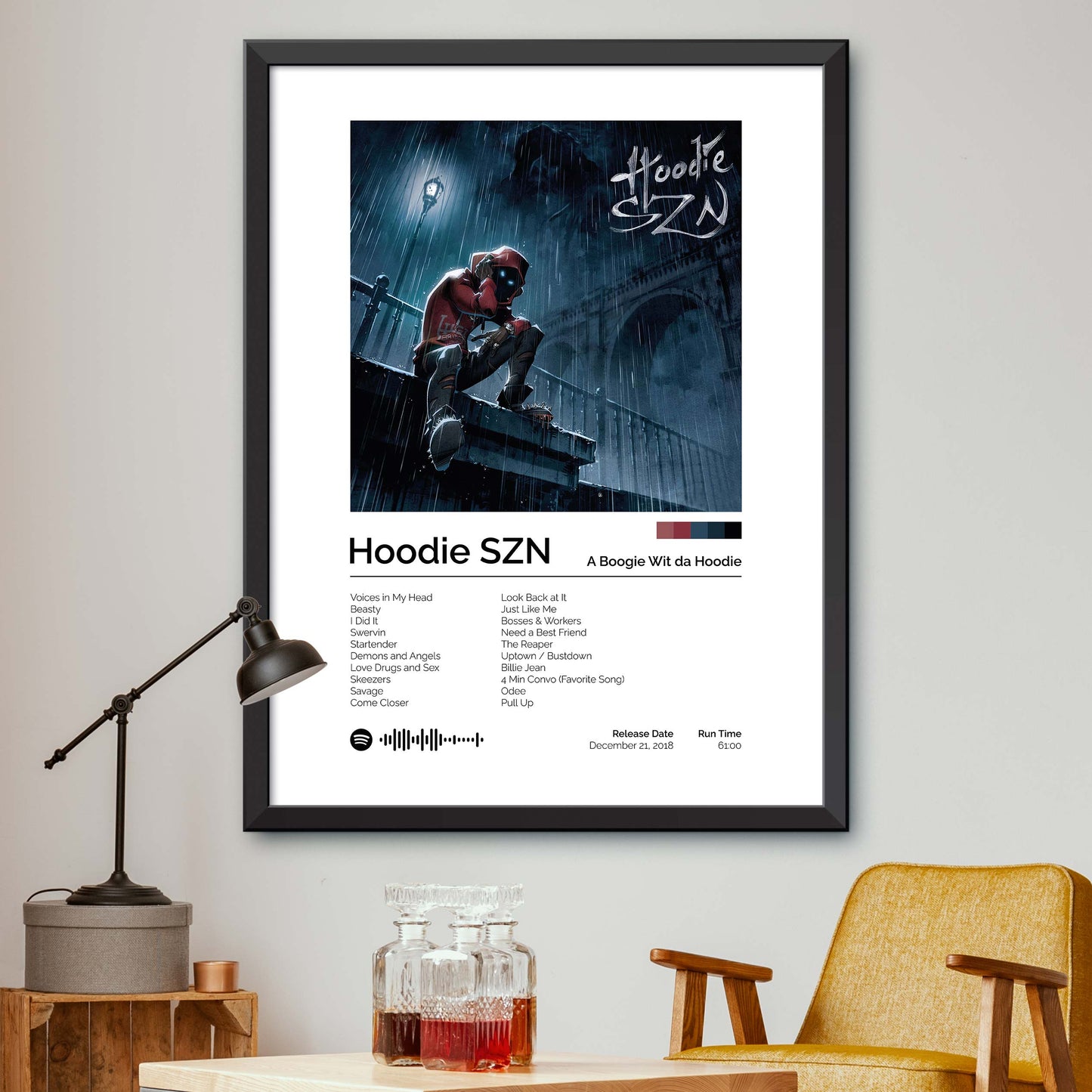 A Boogie wit da Hoodie - Hoodie SZN Album Cover Print