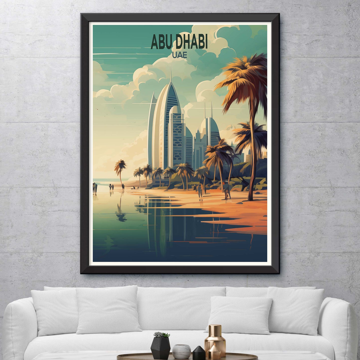 Abu Dhabi, UAE: Iconic Cityscape