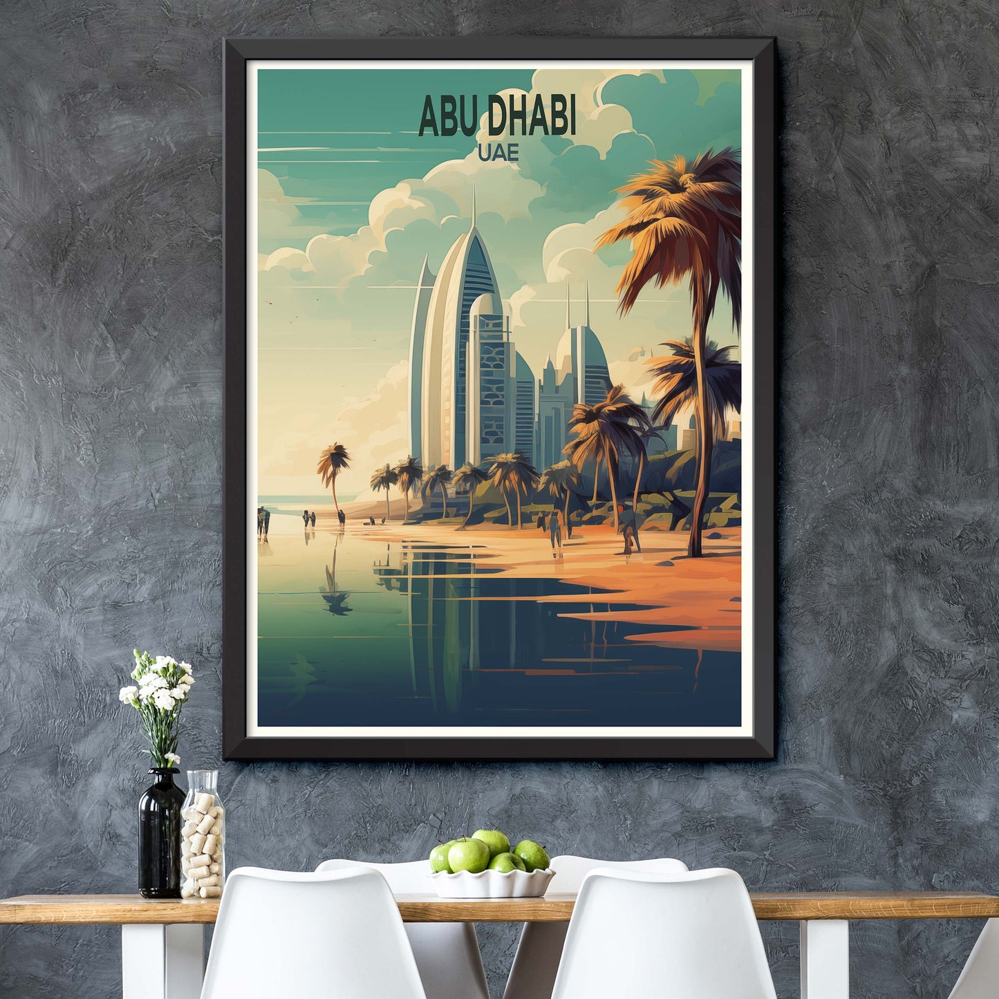 Abu Dhabi, UAE: Iconic Cityscape