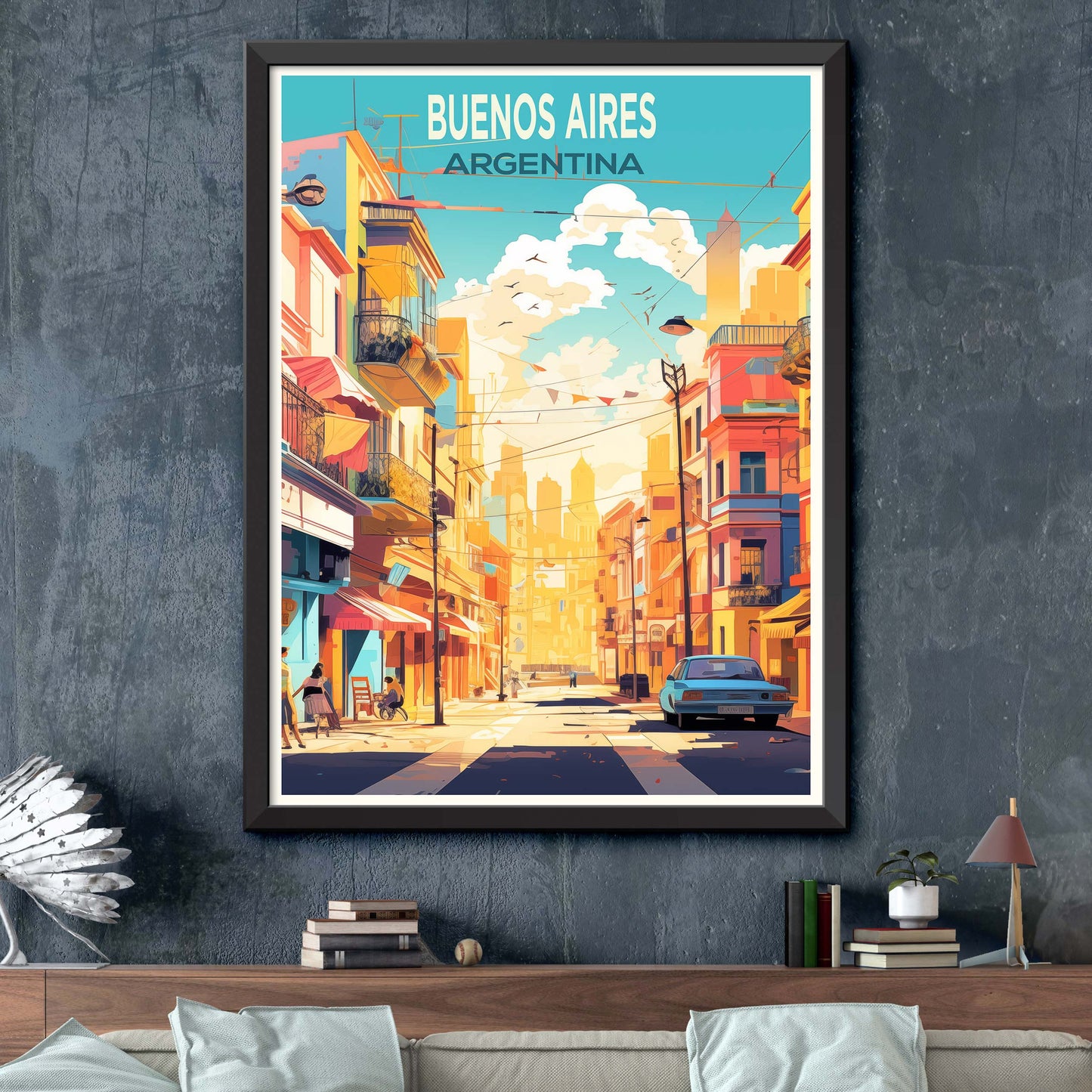 Buenos Aires Illustration Print