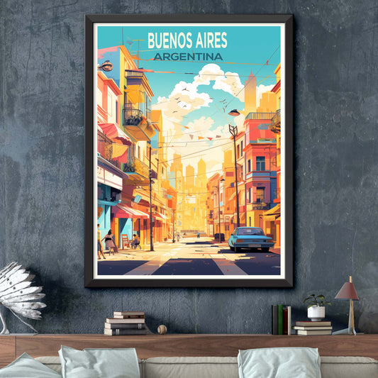 Buenos Aires Illustration Print