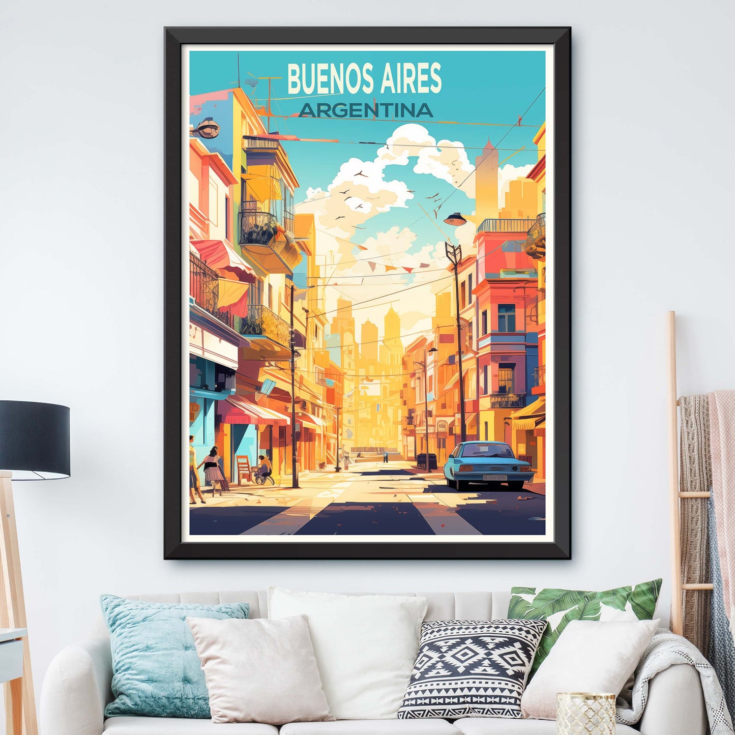 Buenos Aires Illustration Print