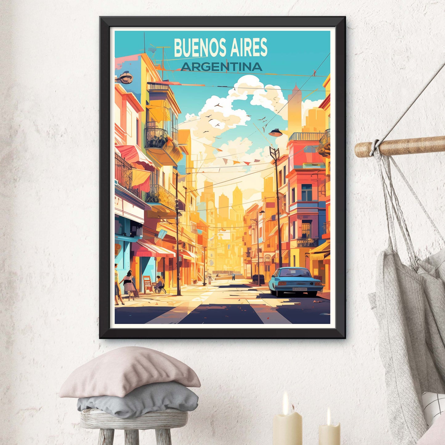 Buenos Aires Illustration Print