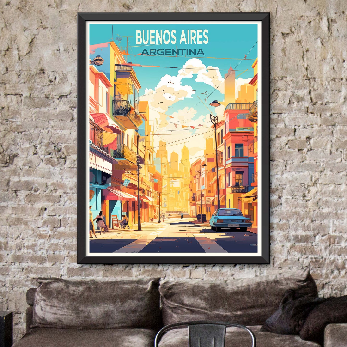 Buenos Aires Illustration Print