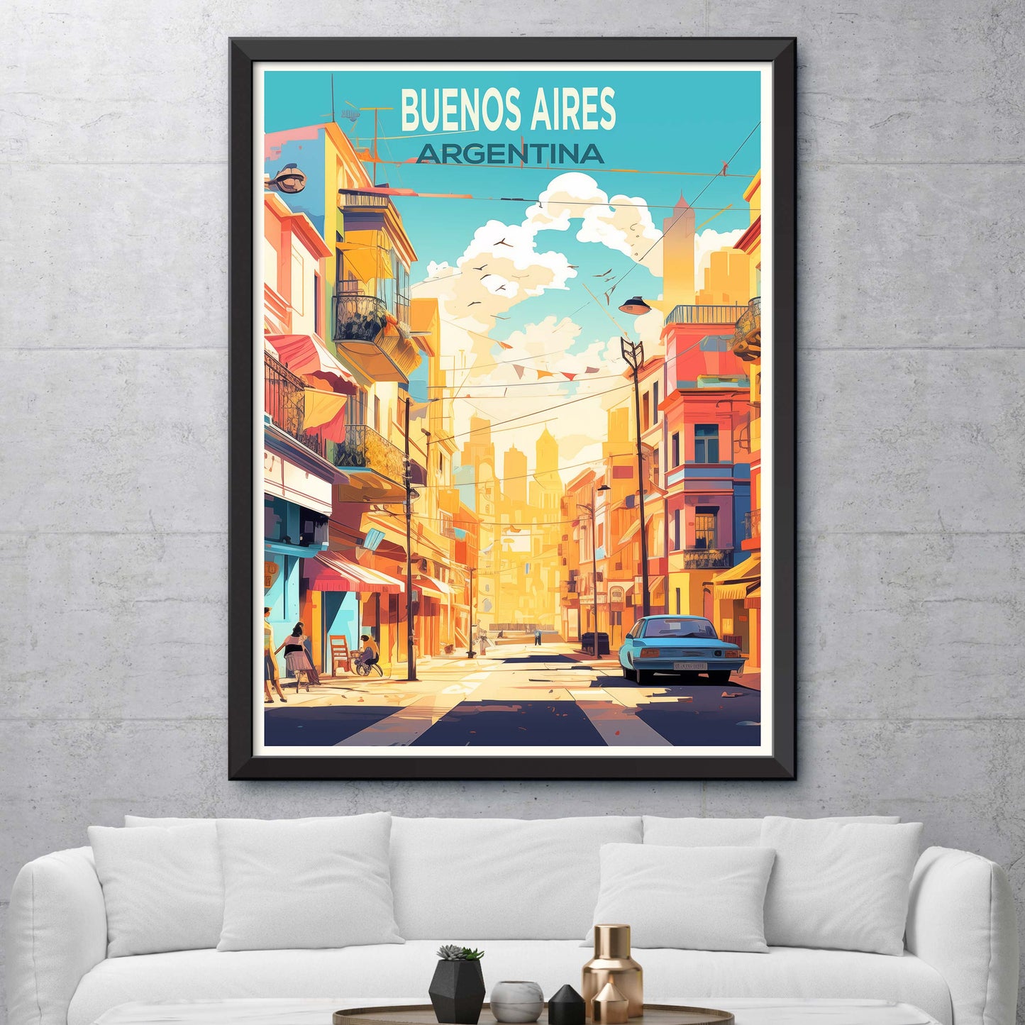 Buenos Aires Illustration Print