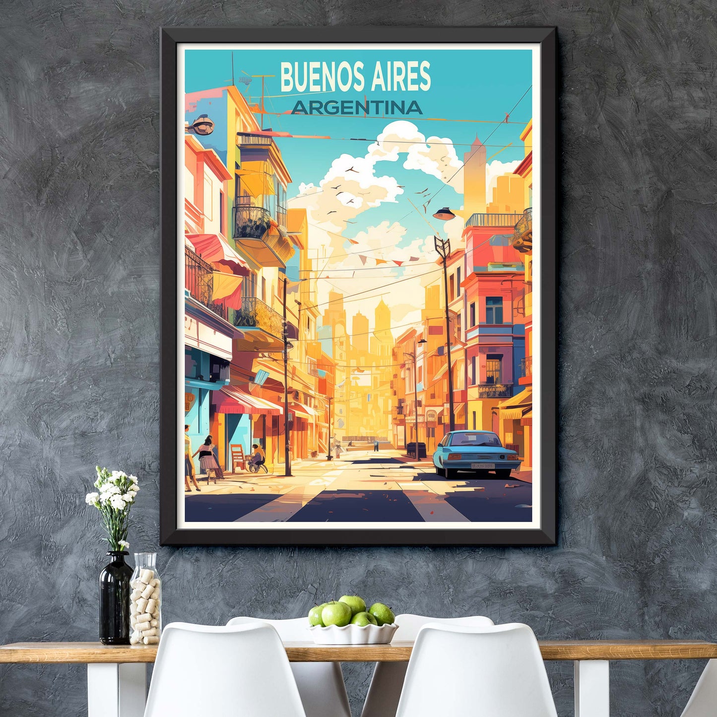 Buenos Aires Illustration Print