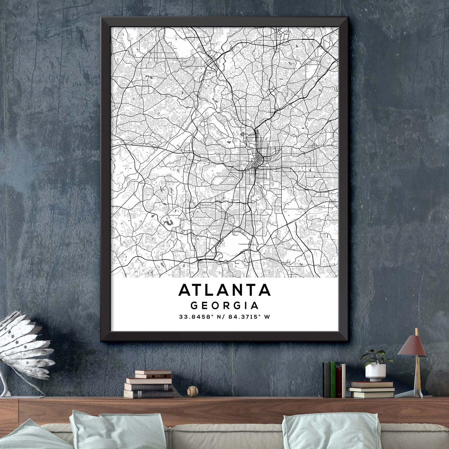 Atlanta, Georgia Map Print