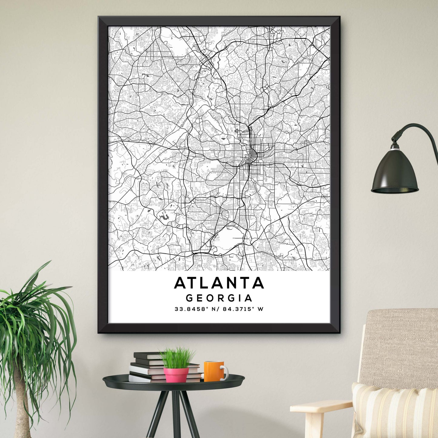 Atlanta, Georgia Map Print