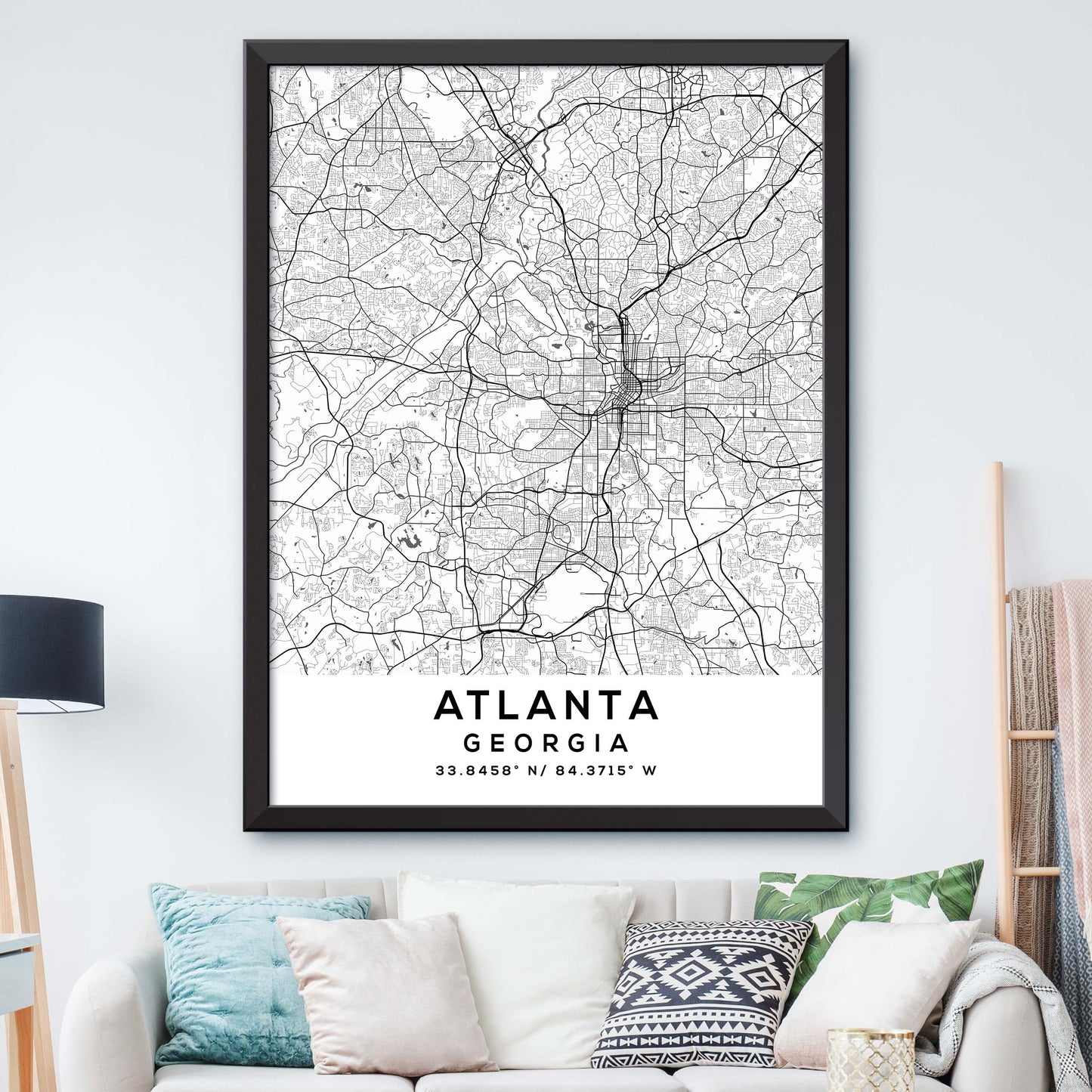 Atlanta, Georgia Map Print