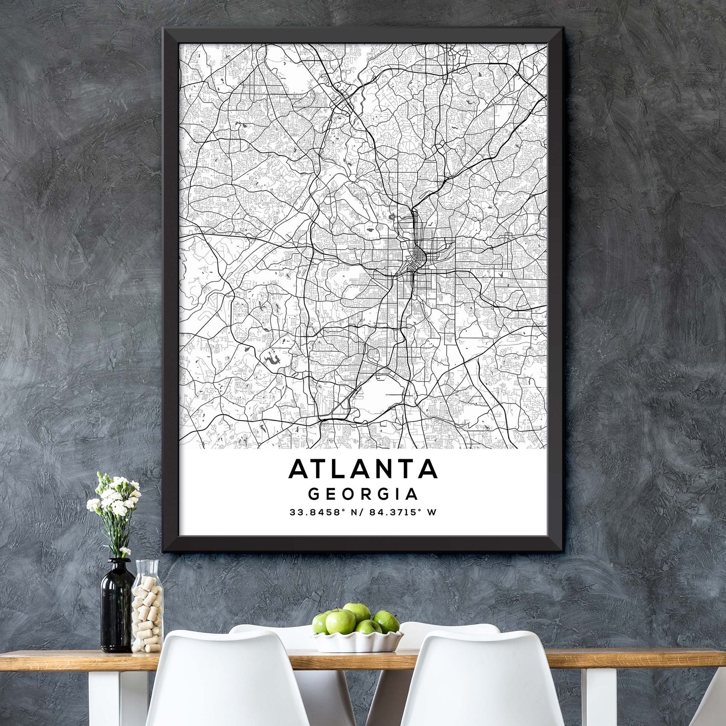 Atlanta, Georgia Map Print