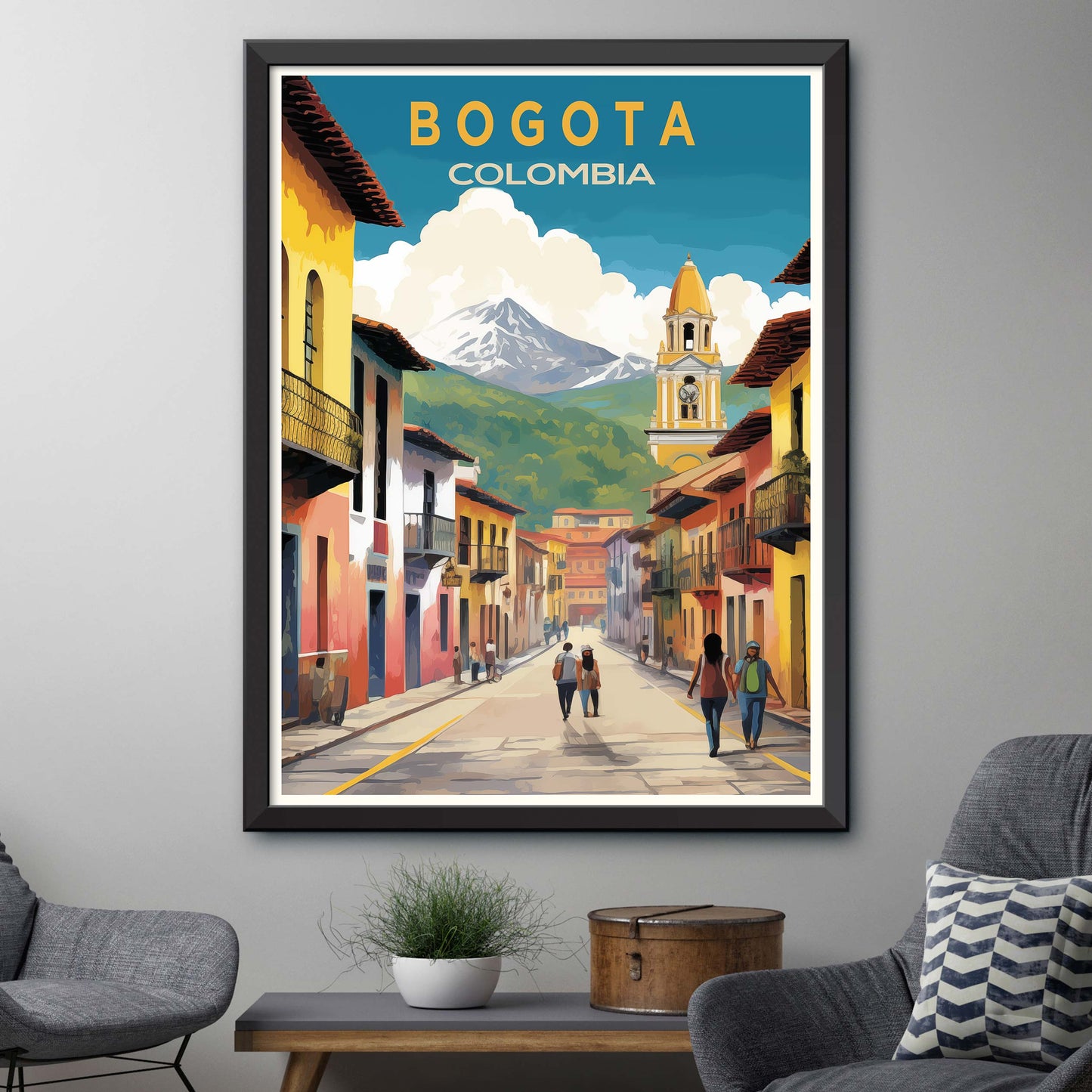 Vibrant Vistas: Bogotá's Colorful Charms