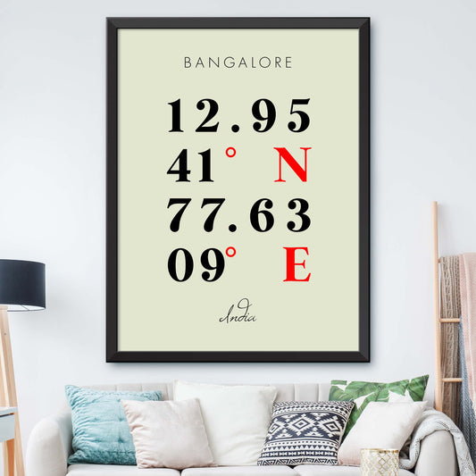 Bangalore Coordinate Map