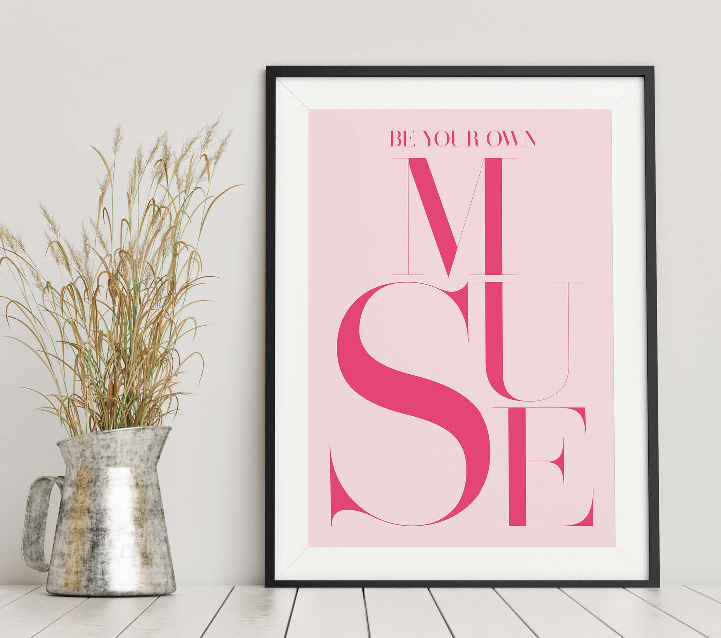 Pink Be Your Own Muse Print