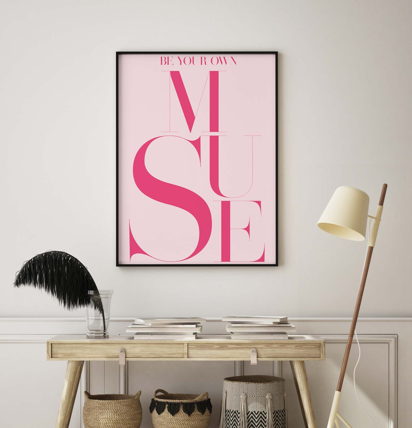 Pink Be Your Own Muse Print