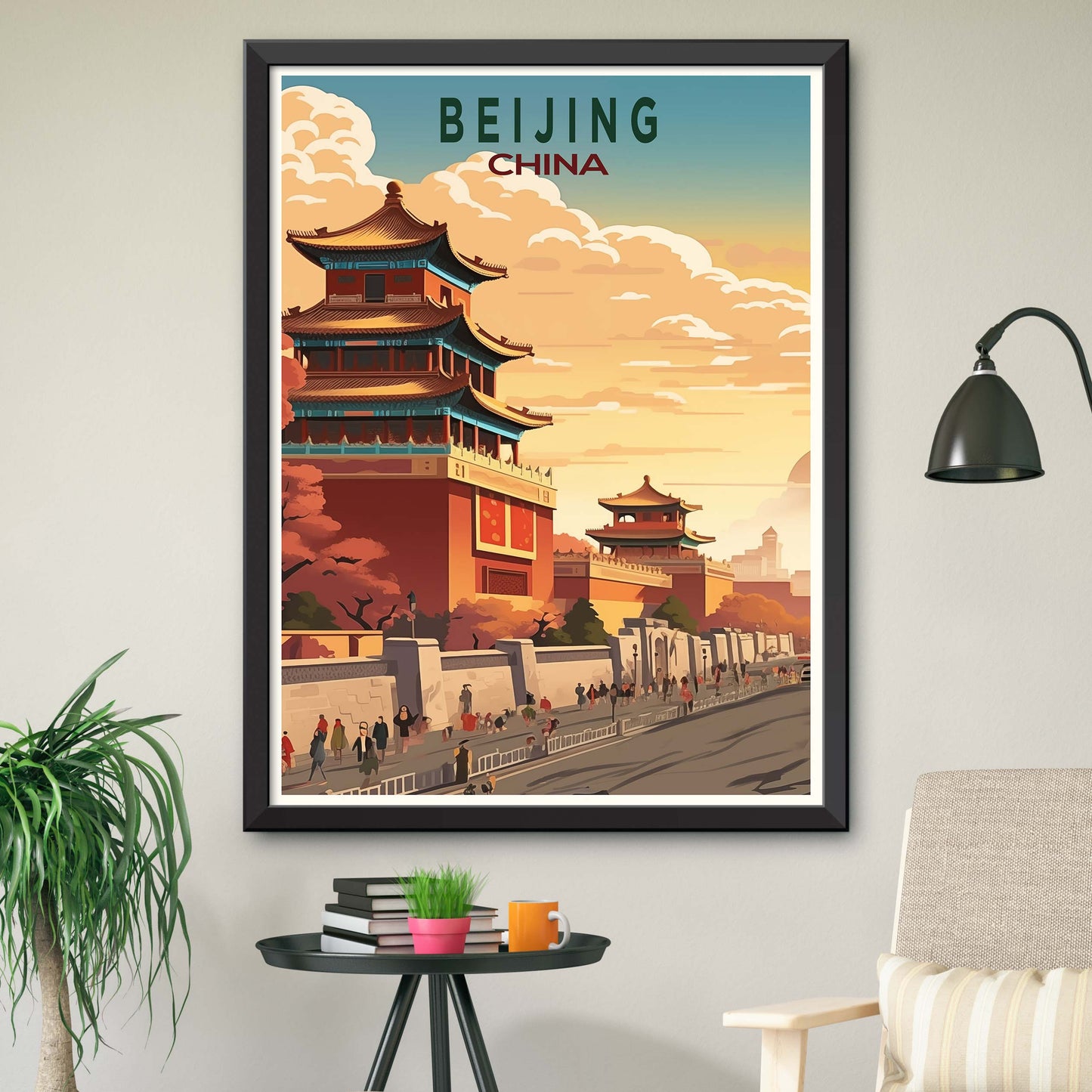 Beijing Travel Print Wall Art Beijing Wall Hanging Home Décor Gift Beijing Art