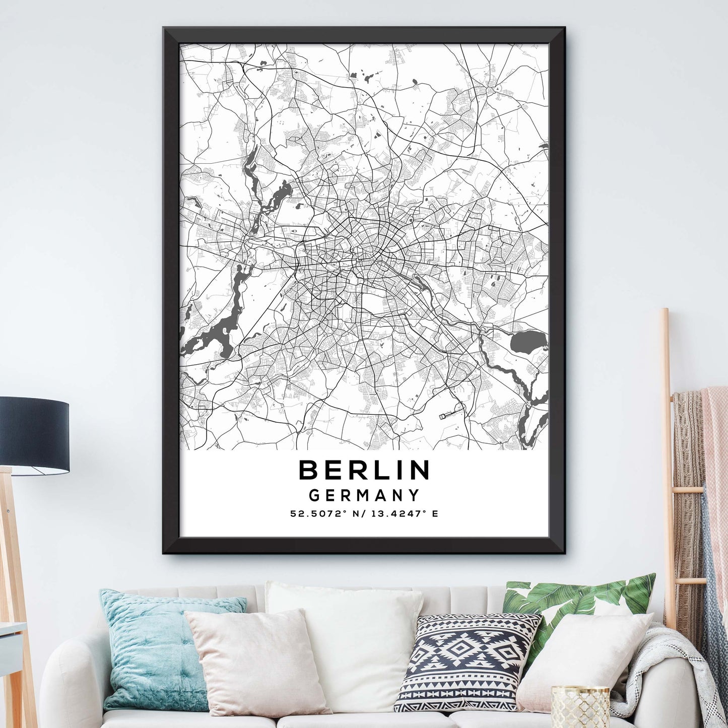 Berlin, Germany Map Print