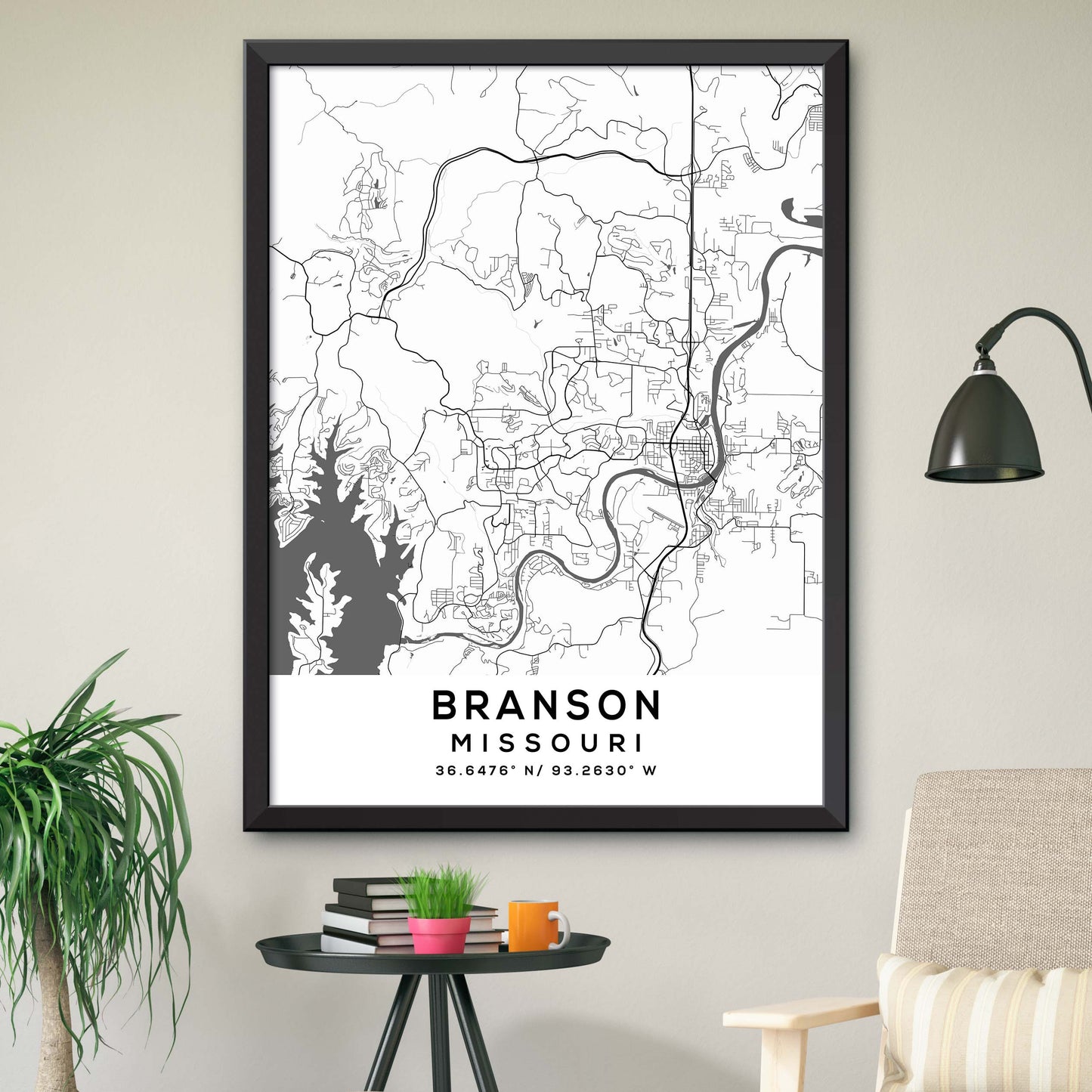 Branson, Missouri Map Print