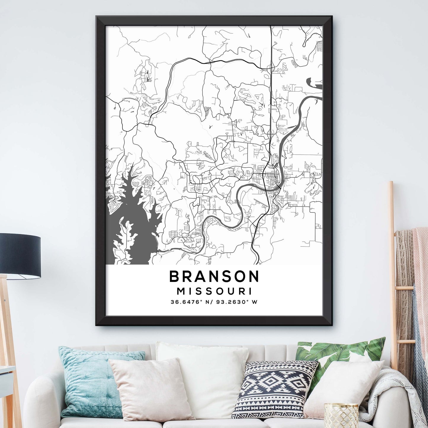 Branson, Missouri Map Print