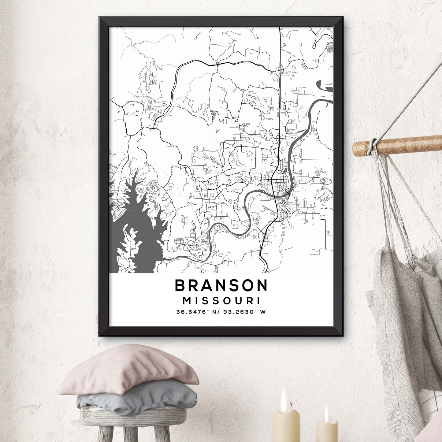 Branson, Missouri Map Print