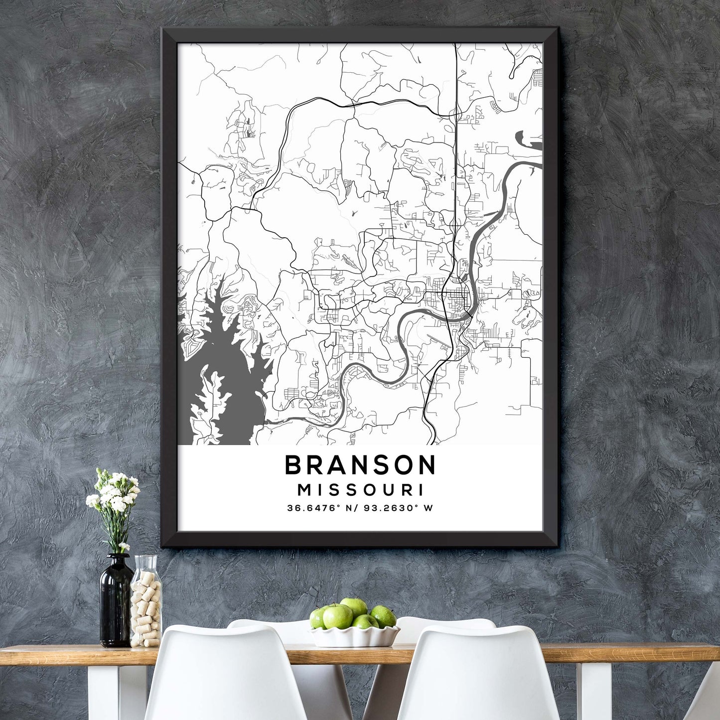 Branson, Missouri Map Print