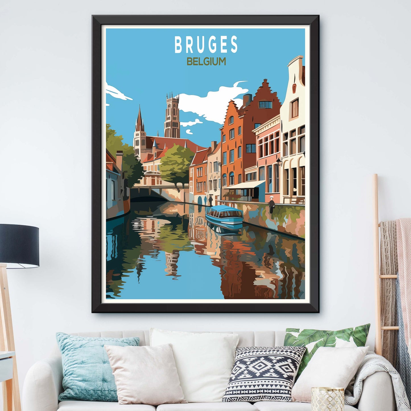 Bruges Travel Poster Print