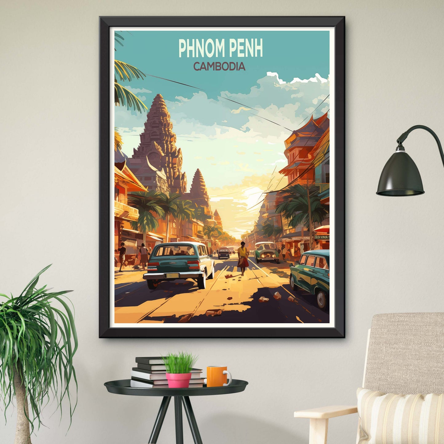 Phnom Penh Travel Print