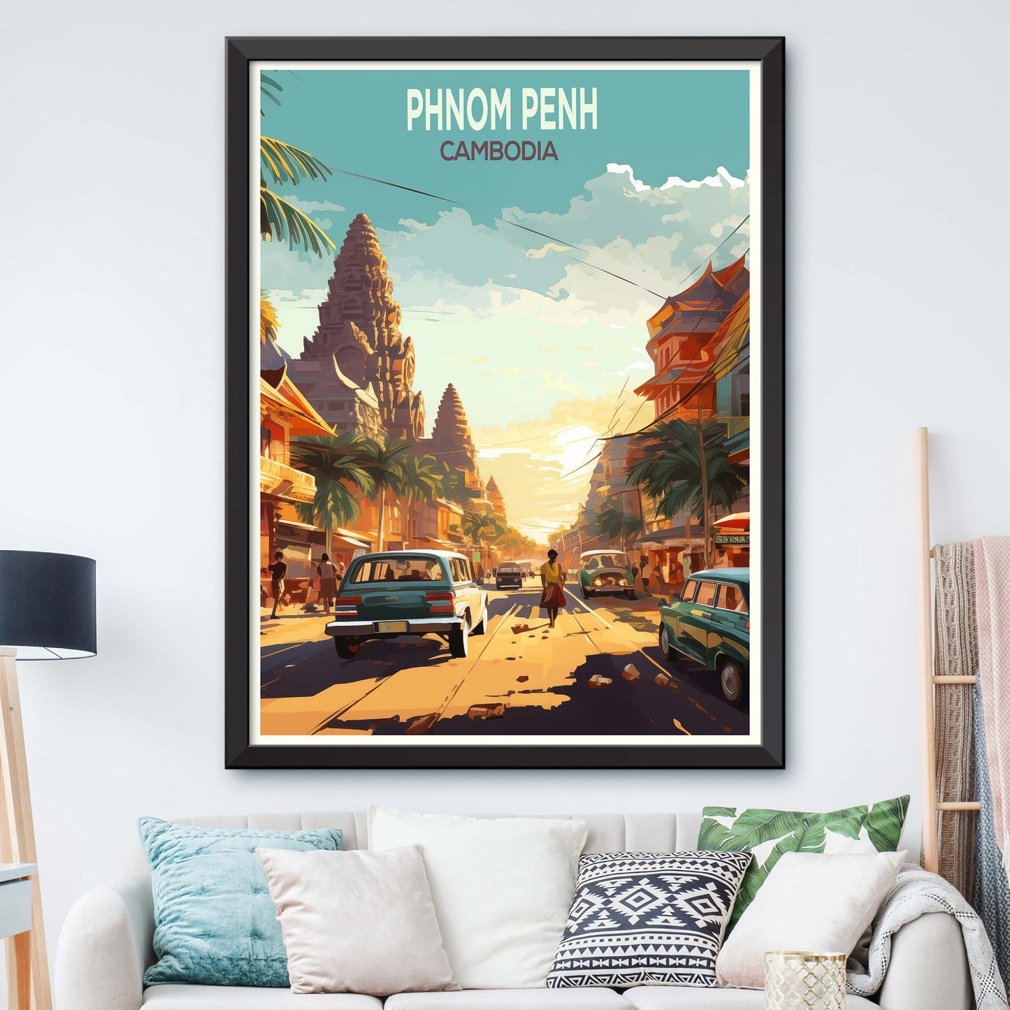 Phnom Penh Travel Print