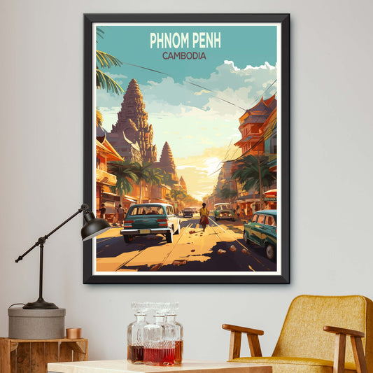 Phnom Penh Travel Print