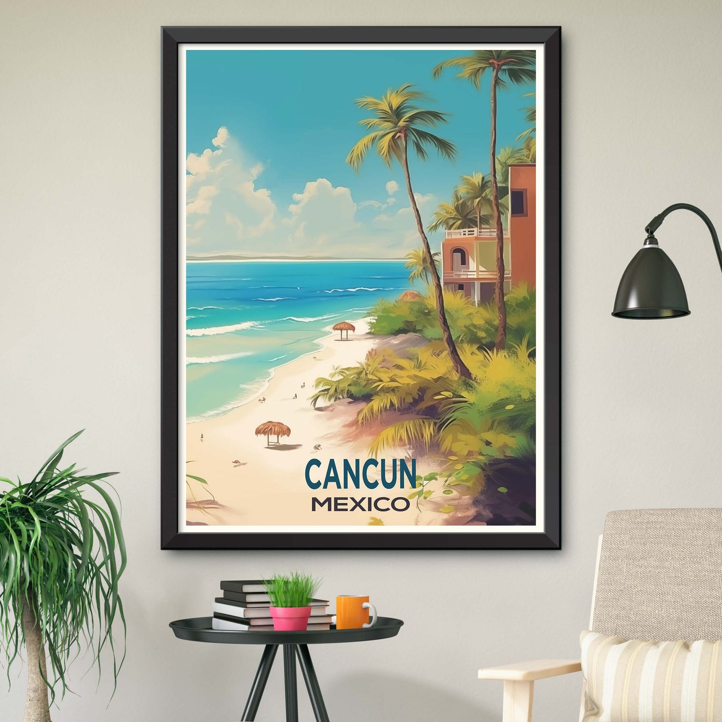 Cancun Travel Poster Print