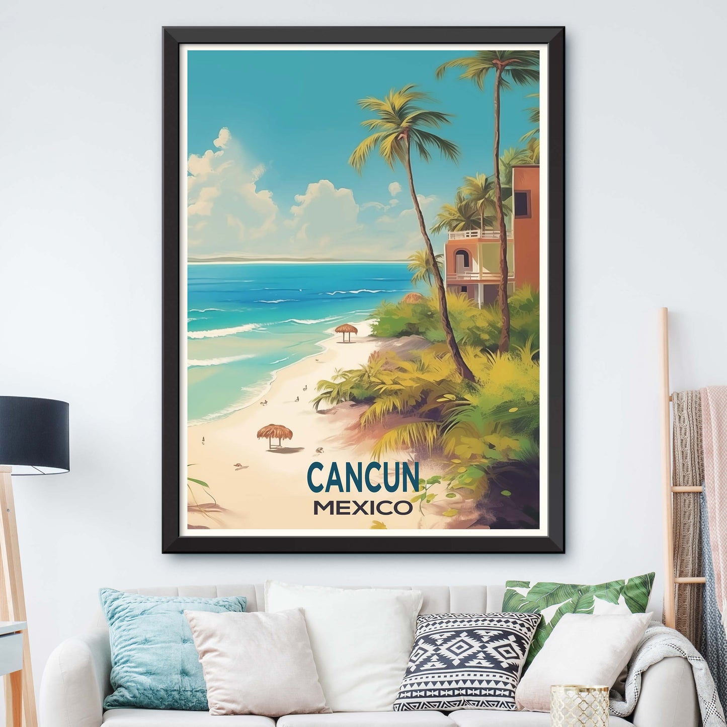 Cancun Travel Poster Print