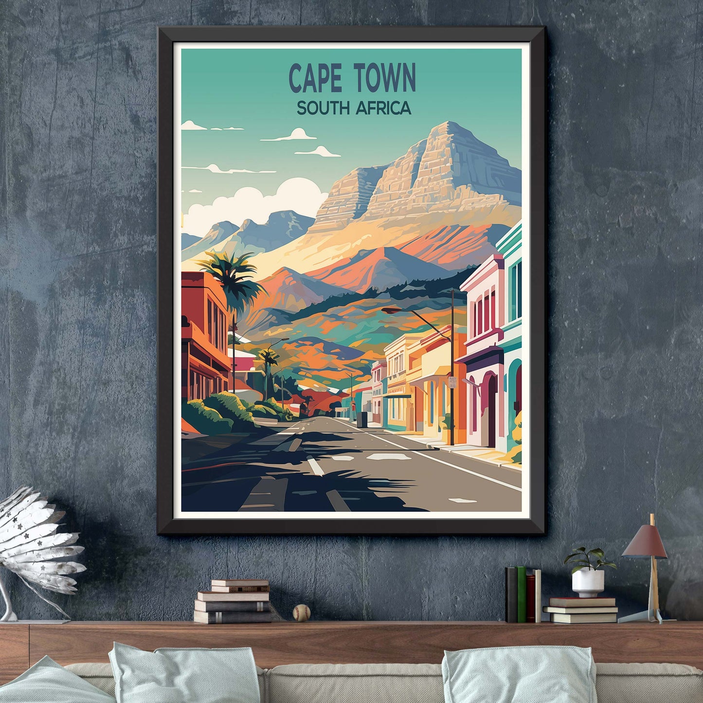 Cape Town, South Africa Travel Poster Print