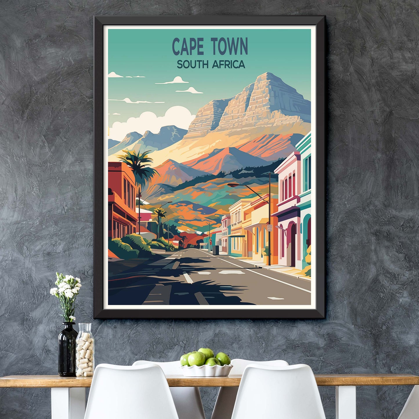 Cape Town, South Africa Travel Poster Print